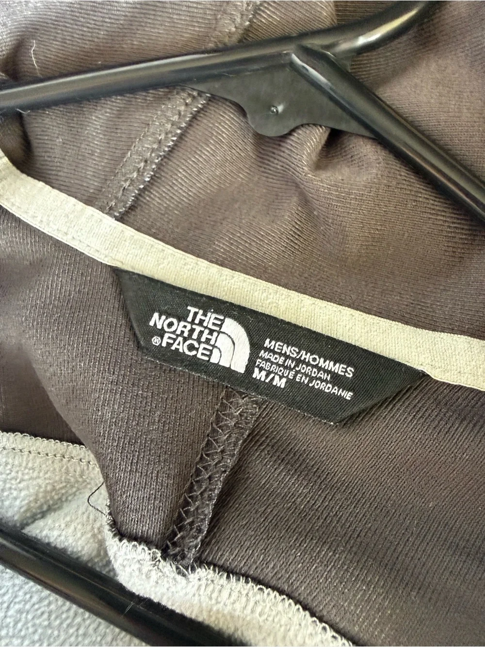 The North Face White and Gray Lightweight Softshell Jacket